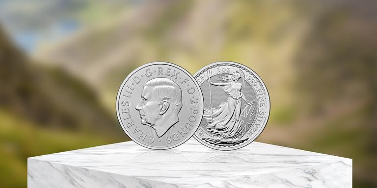 2025 1oz Silver Britannia King Charles III