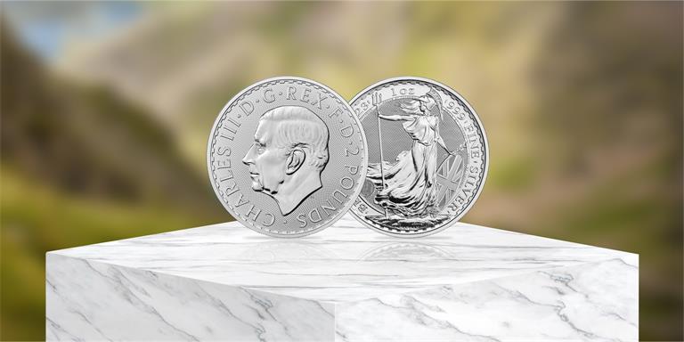 Silver King Charles Britannia