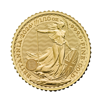 2026 1/10oz Britannia Gold Coin - King Charles III