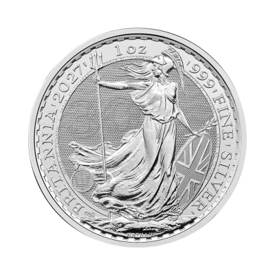 2027 1oz Silver Britannia Coin - King Charles III