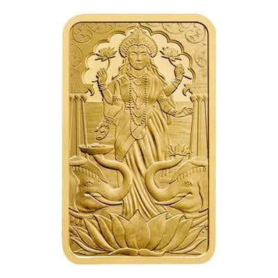 5g Lakshmi Gold Bar Obverse