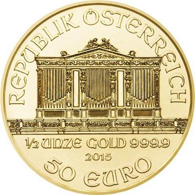 1/2oz Austrian Philharmonic Gold Coin