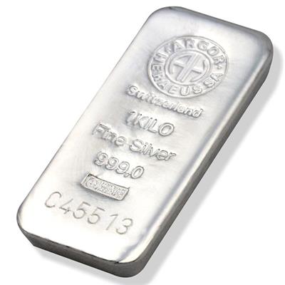  1kg Silver Bar - Argor-Heraeus
