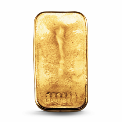 100g Gold Ingot Bar - Degussa Vintage Design