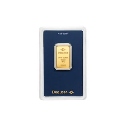 10g Gold Bar - Degussa in blister pack