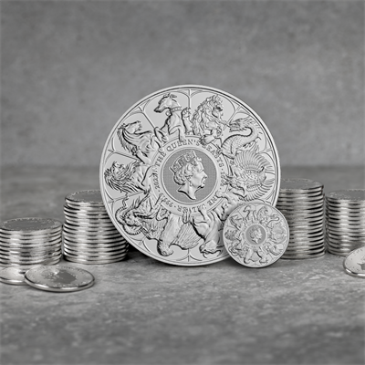 10oz Queens Beast Silver Completer - Collection