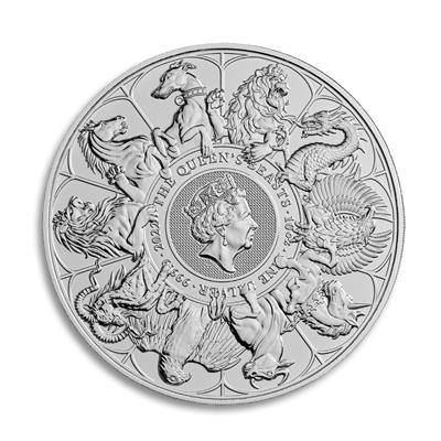 10oz Queens Beast Silver Completer