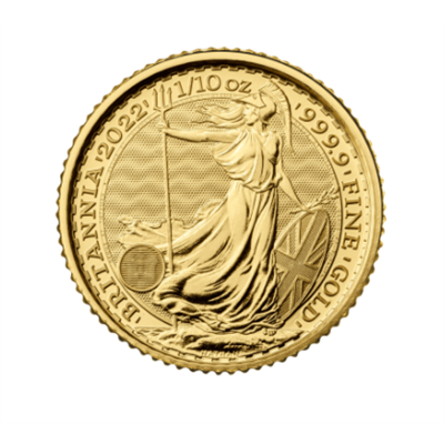 2022 1/10 oz Britannia Gold Coin