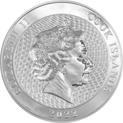2022 1kg Cook Islands Bounty Silver Coin