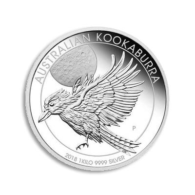 1kg Australian Kookaburra Silver Coin