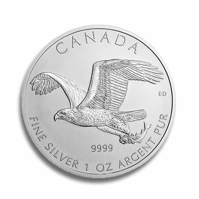 2014 1oz Canadian Bald Eagle Silver Coin