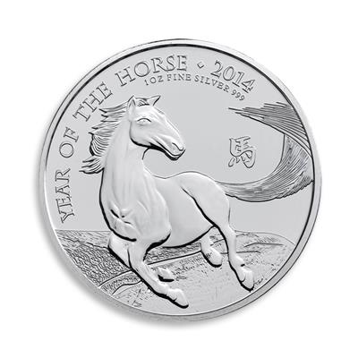 2014 1oz Silver Lunar Year of the Horse