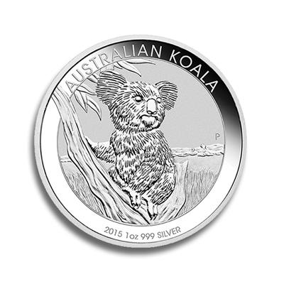 2015 1oz Australian Koala Silver Coin reverse
