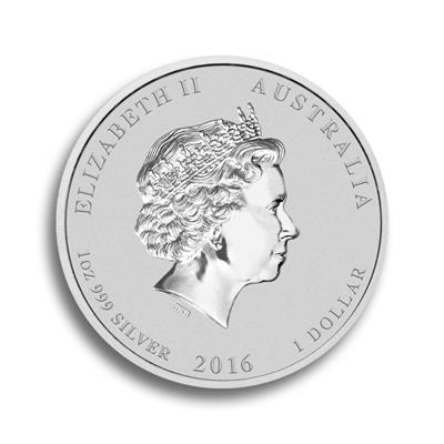 1oz Australian Lunar II Year of the Monkey Silver Coin