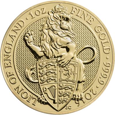 Queens Beasts Lion Reverse