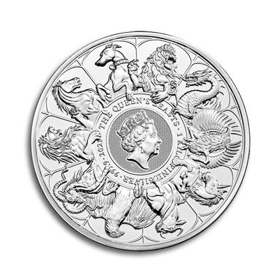 2021 1kg The Queen's Beasts, The Completer Silver Coin
