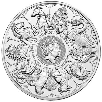 2021 1kg The Queen's Beasts, The Completer Silver Coin