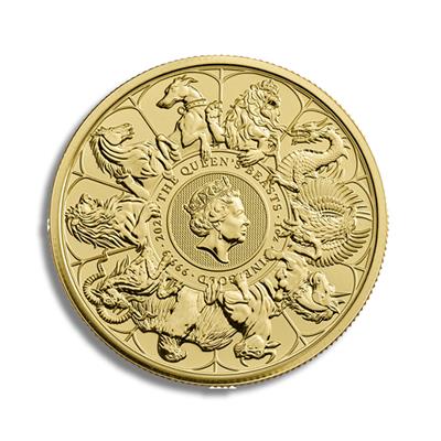 2021 1oz The Queen's Beasts, The Completer Gold Coin