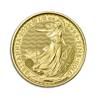 2022 1/2oz Britannia Gold Coin