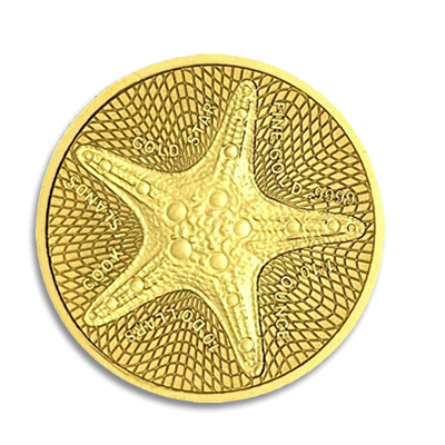 2022 Cook Islands Gold Star 1oz coin