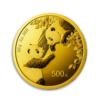 2023 30g China Panda Gold Coin