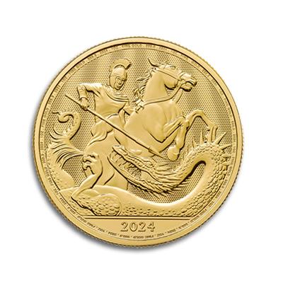 2024 1oz St George and the Dragon Gold Coin