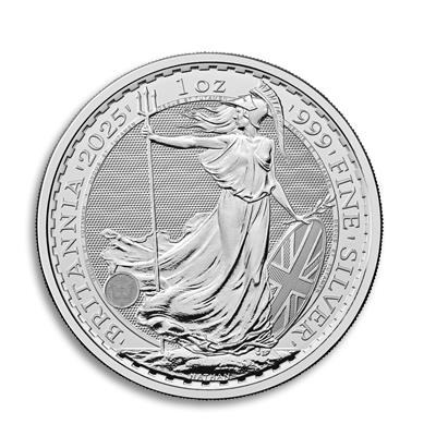 2025 1oz Silver Britannia - King Charles III