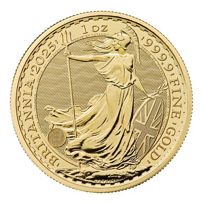 2025 1oz Gold Britannia reverse 
