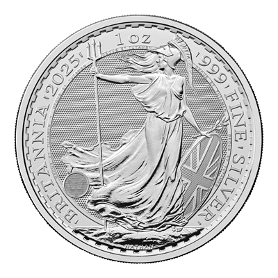 2025 1oz Silver Britannia obverse 