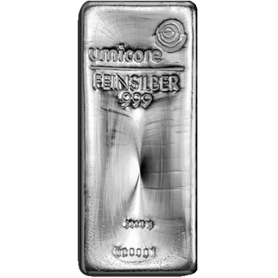 5kg Silver Bar Pre-Owned Umicore