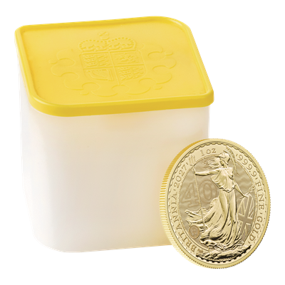 	BB27G1C - 2027 Bullion Britannia 1oz Gold stack
