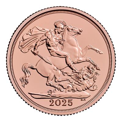 2025 Sovereign Gold Coin - King Charles III reverse