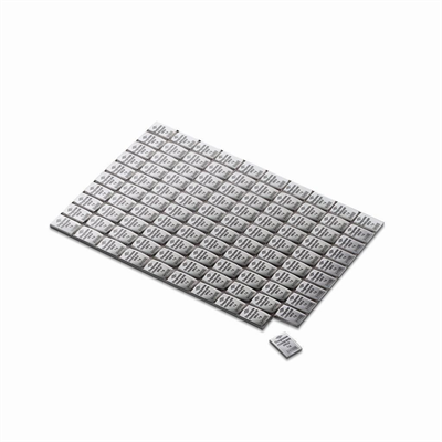 100g Degussa Combi Silver (100 x 1g) Bar - split