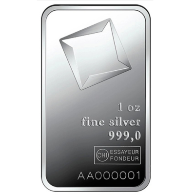 1oz silver bar pre-owned Valcambi