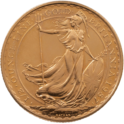 1/2 oz Britannia 22 carat best value reverse