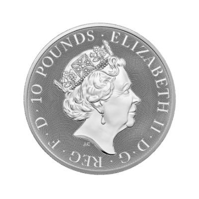 Tudor Lion Silver 10 oz coin