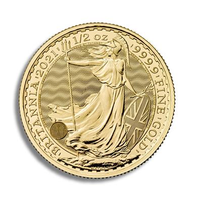 Mixed Dates 1/2oz Britannia Gold Coin