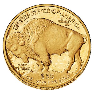 Reverse side of the 1oz American Buffalo Gold Coin