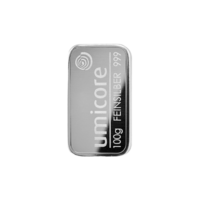 100g Silver Bar - Umicore
