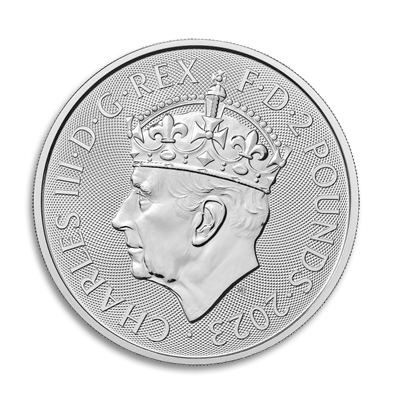 The Coronation Britannia 2023 1oz Silver Bullion Coin