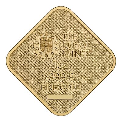 The Queen's Beasts 1oz Gold Bar reverse