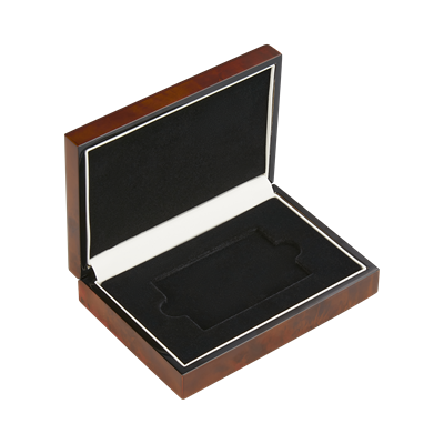 wooden box without bar